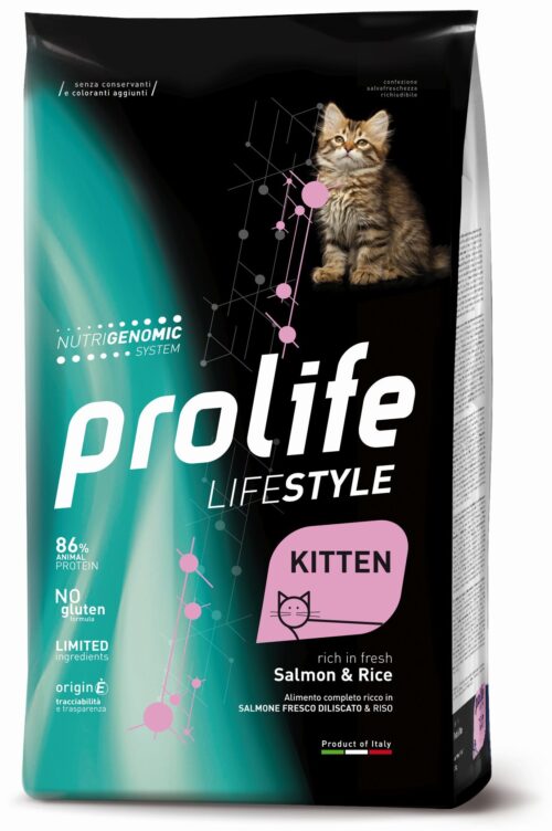 CAT PROLIFE LIFE STYLE - KITTEN SALMON & RICE