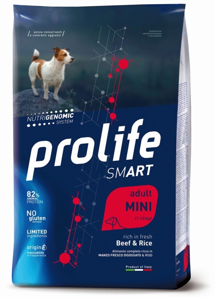 DOG PROLIFE ADULT BEEF&RICE MINI 2 KG