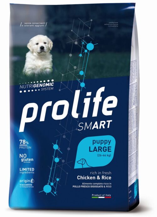 Dog Prolife Smart Puppy Chicken & Rice - Large