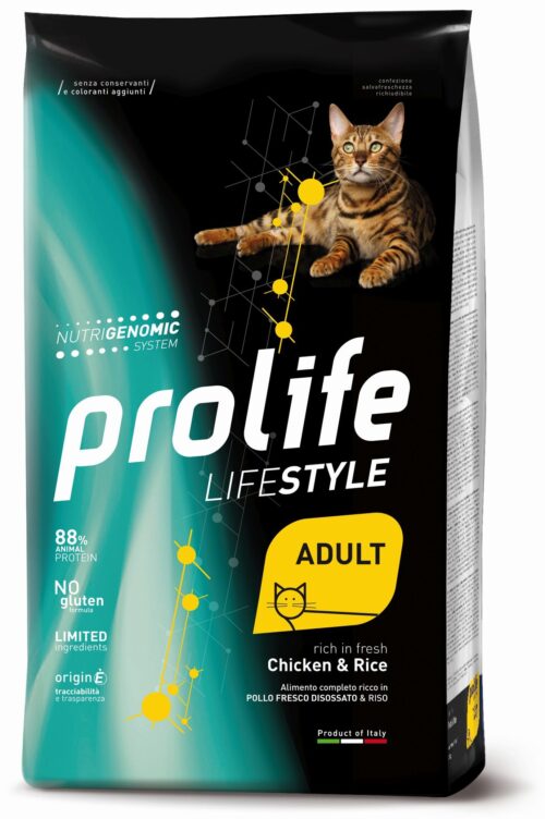 Cat Prolife Life Style Adult Chicken & Rice 1,5 kg e 7 kg