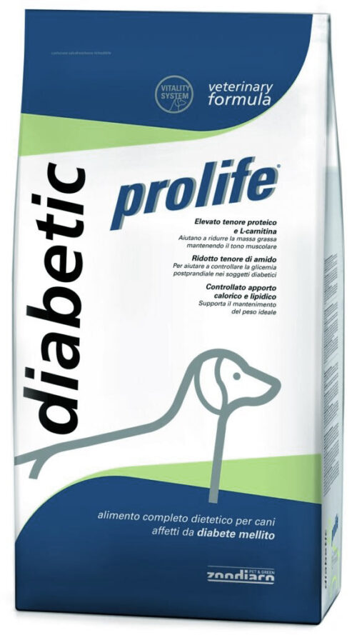 Dog Prolife Veterinary Formula Diabetic – 2 kg e 10 kg