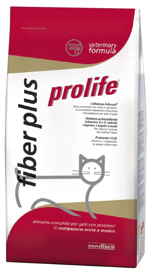 Cat Prolife Veterinary Formula Fiber Plus – 500 gr e 1,5 kg