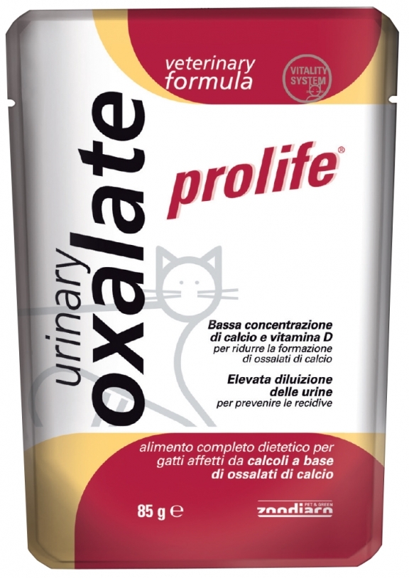 Cat Prolife Veterinary Formula Urinary Oxolate – busta 85 gr