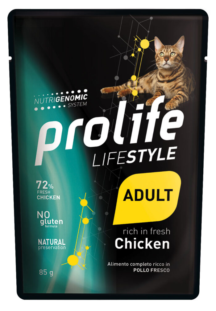 CAT PROLIFE WET LIFESTYLE ADULT CHICKEN - busta 85 GR