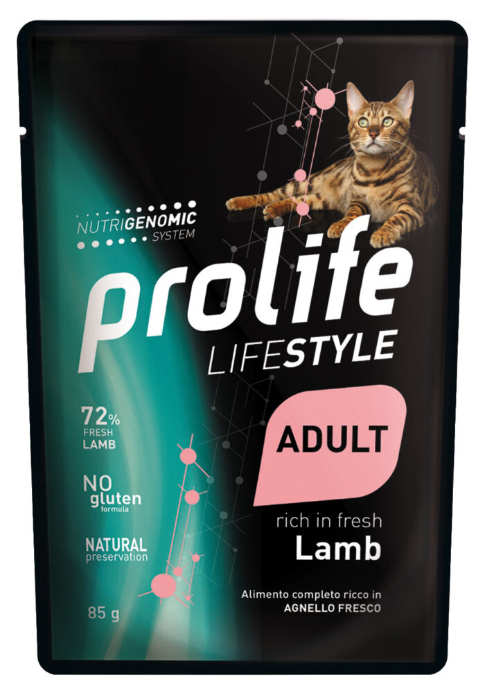 CAT PROLIFE WET LIFESTYLE ADULT LAMB - busta 85 GR