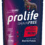 DOG PROLIFE WET GRAINFREE BEEF & POTATO - busta 100 gr